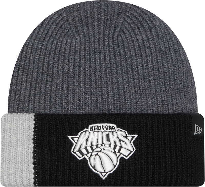 New York Knicks Merino Wool Color Block Cuff Knit Hat