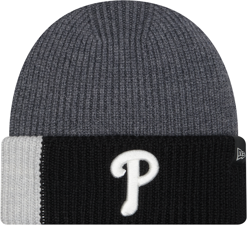 Philadelphia Phillies Merino Wool Color Block Cuff Knit Hat