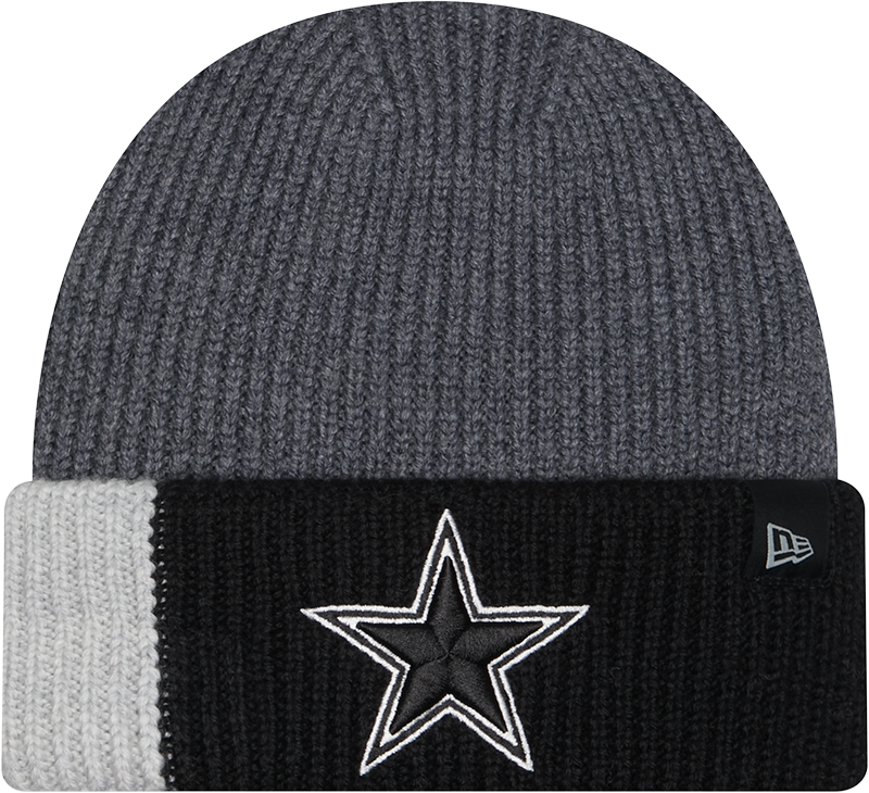 Dallas Cowboys Merino Wool Color Block Cuff Knit Hat