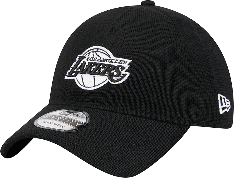 Los Angeles Lakers Merino Wool Black 9TWENTY Adjustable Hat