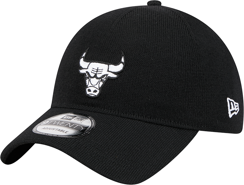 Chicago Bulls Merino Wool Black 9TWENTY Adjustable Hat