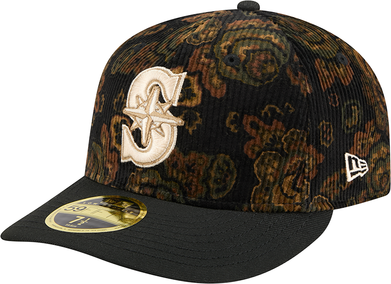 Seattle Mariners Three Looms Floral Cord Low Profile 59FIFTY Fitted Hat
