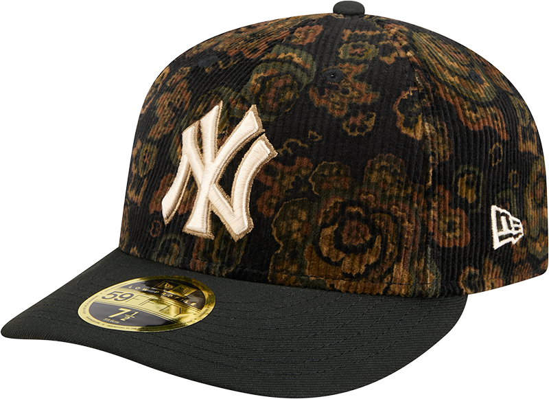 New York Yankees Three Looms Floral Cord Low Profile 59FIFTY Fitted Hat