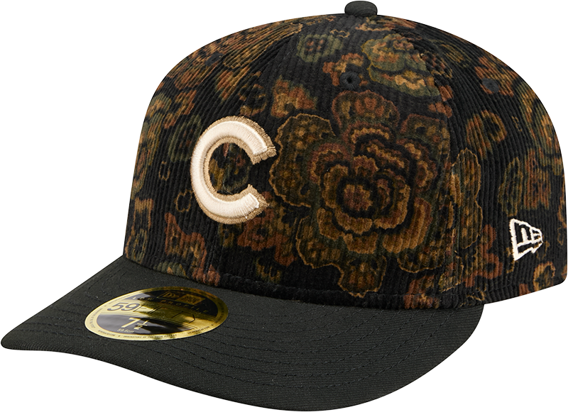 Chicago Cubs Three Looms Floral Cord Low Profile 59FIFTY Fitted Hat