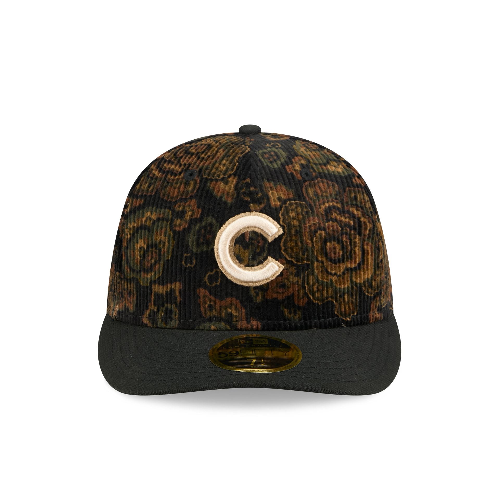 Chicago Cubs Three Looms Floral Cord Low Profile 59FIFTY Fitted Hat