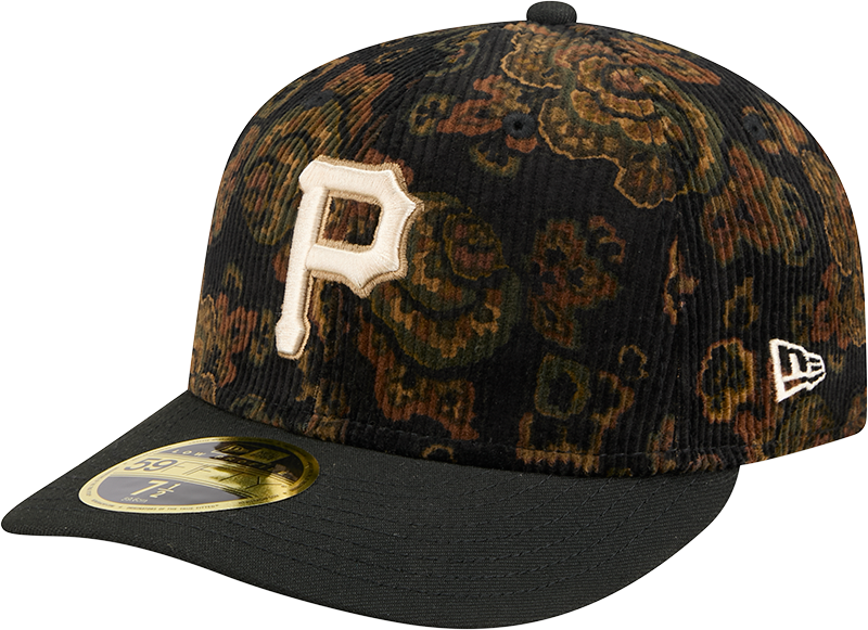 Pittsburgh Pirates Three Looms Floral Cord Low Profile 59FIFTY Fitted Hat