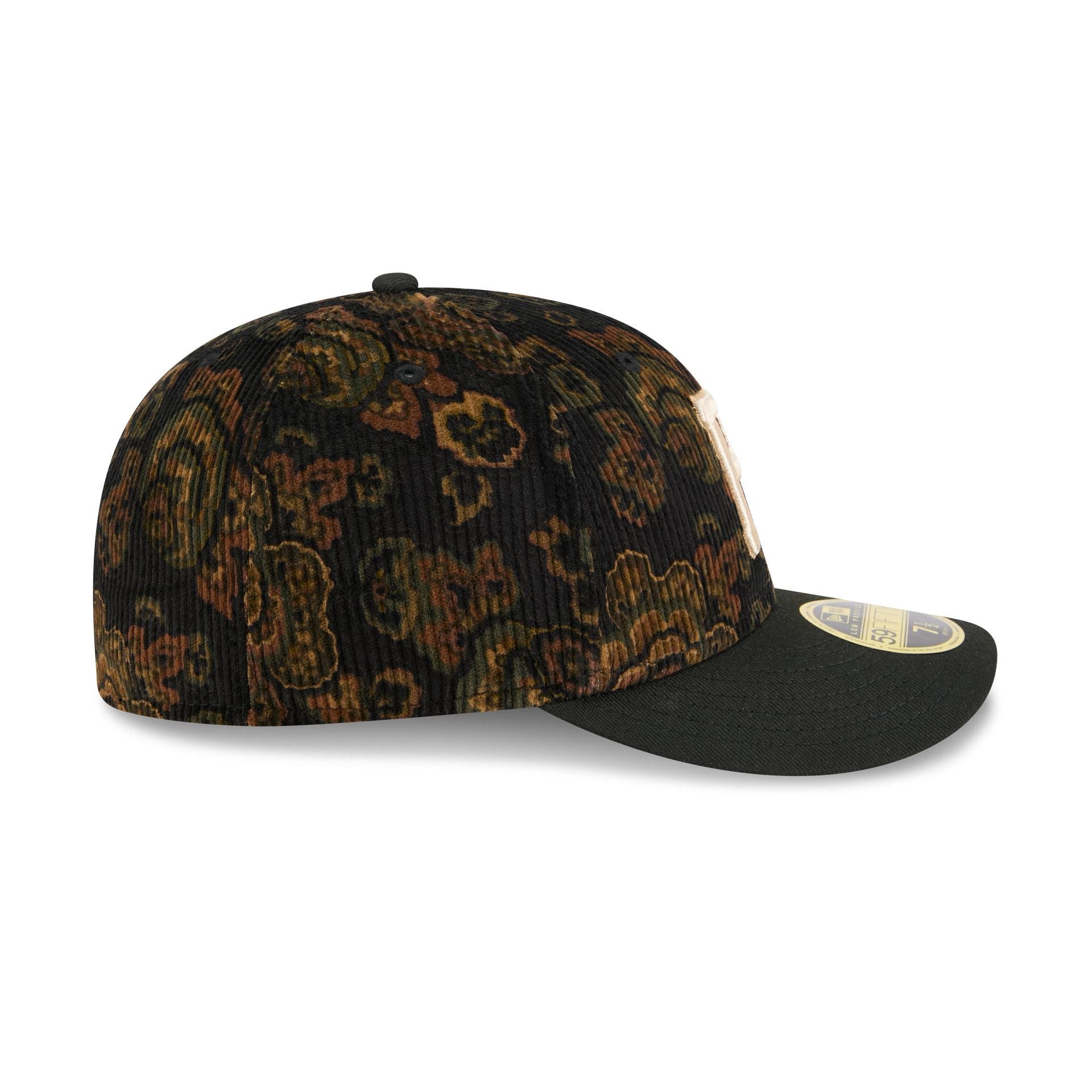 Pittsburgh Pirates Three Looms Floral Cord Low Profile 59FIFTY Fitted Hat