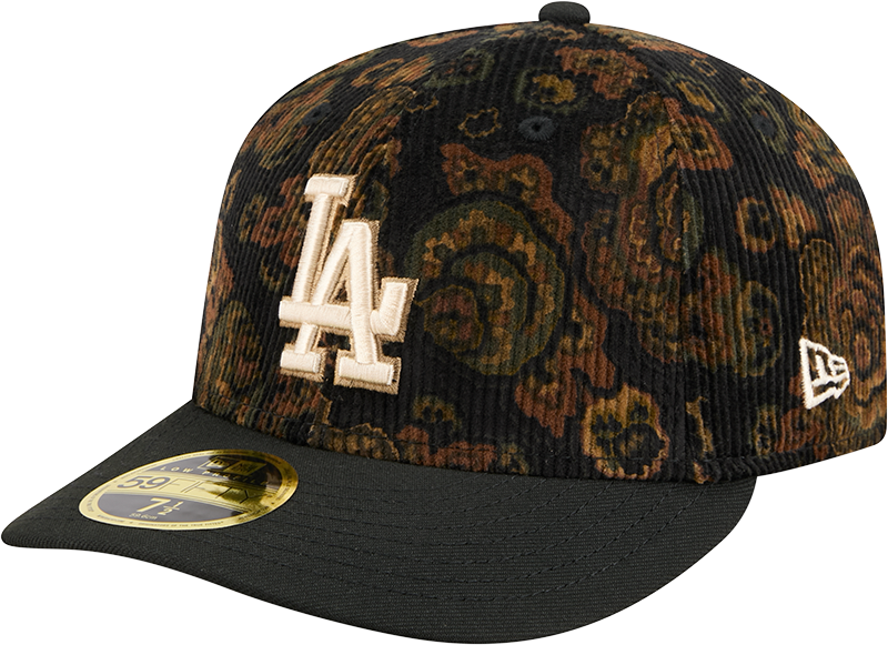 Los Angeles Dodgers Three Looms Floral Cord Low Profile 59FIFTY Fitted Hat