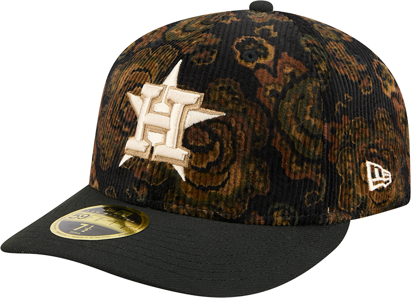 Houston Astros Three Looms Floral Cord Low Profile 59FIFTY Fitted Hat