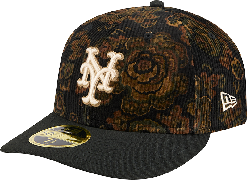 New York Mets Three Looms Floral Cord Low Profile 59FIFTY Fitted Hat