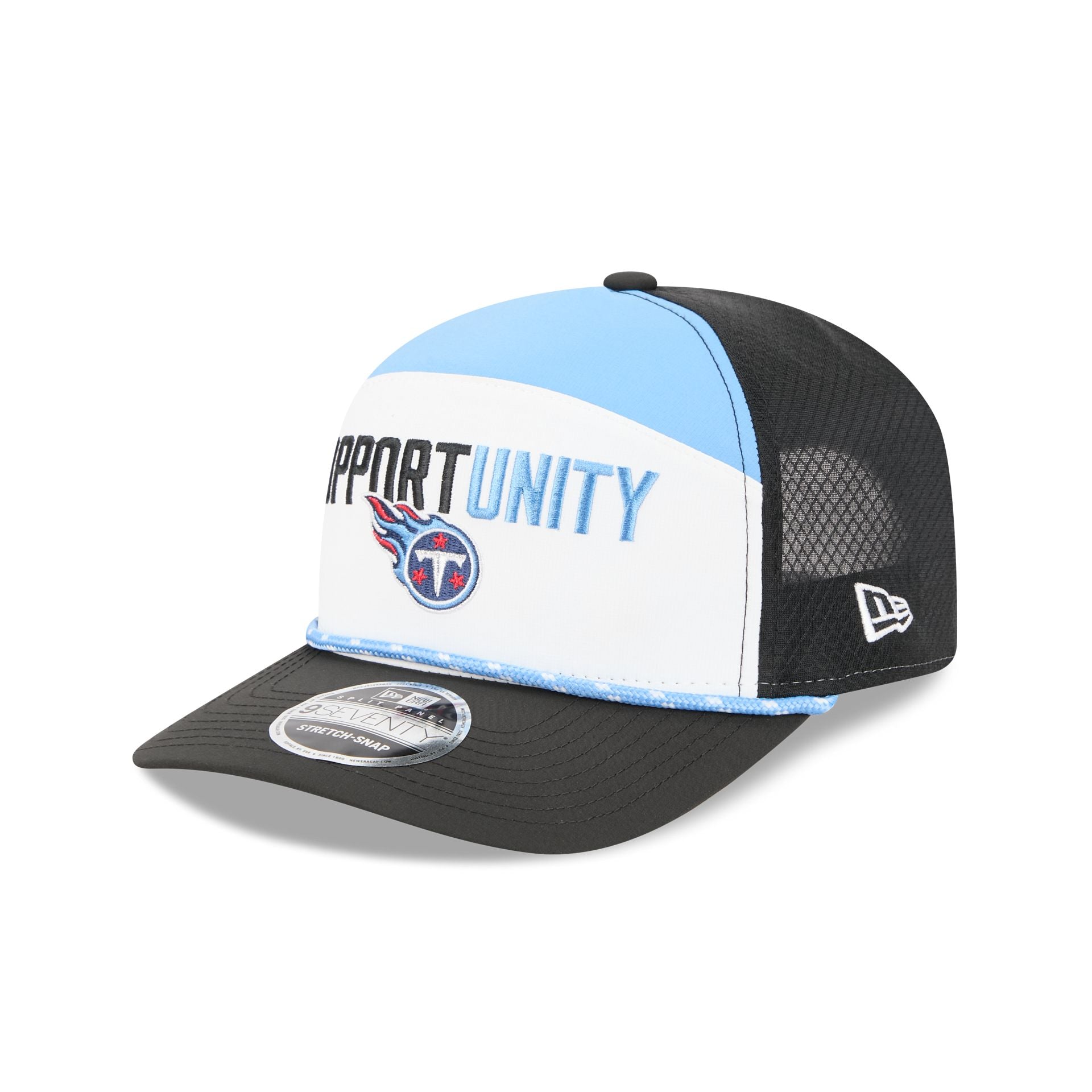 Tennessee Titans 2025 Inspire Change Split Panel 9SEVENTY Trucker Hat - Nextgenmallstore