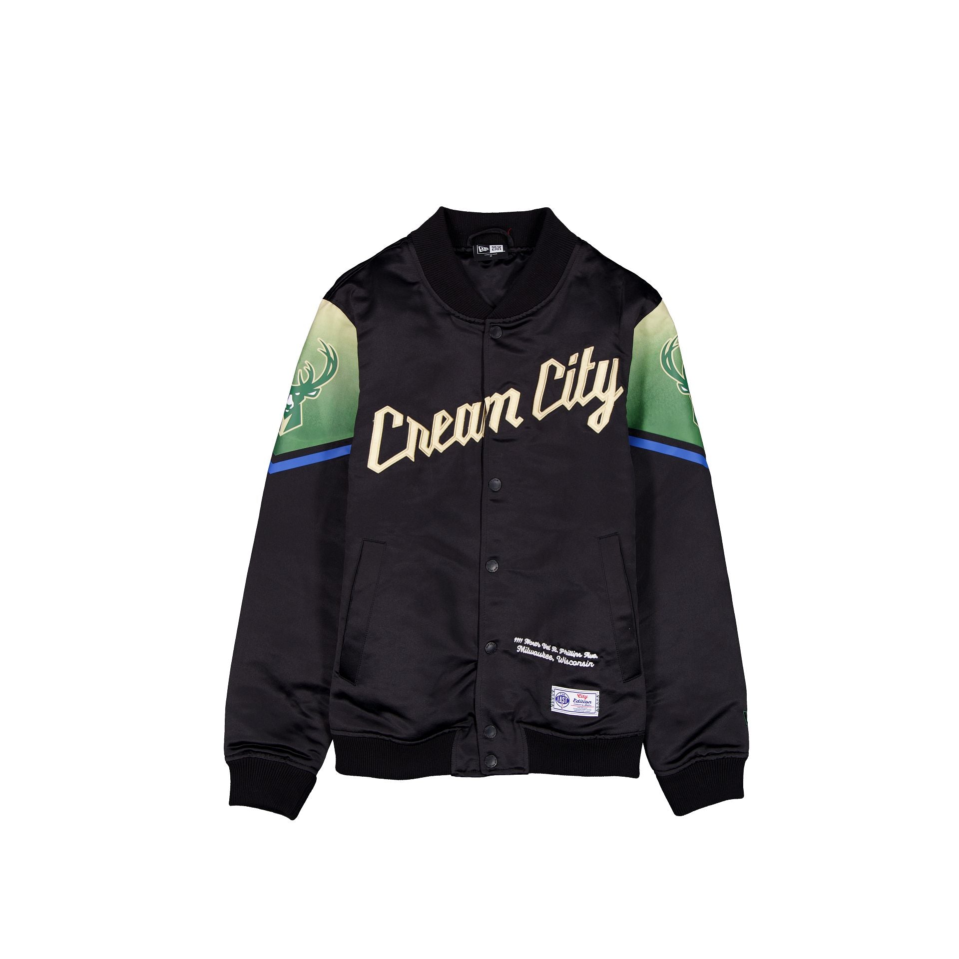 Milwaukee Bucks 2025 City Edition Black Jacket - Nextgenmallstore