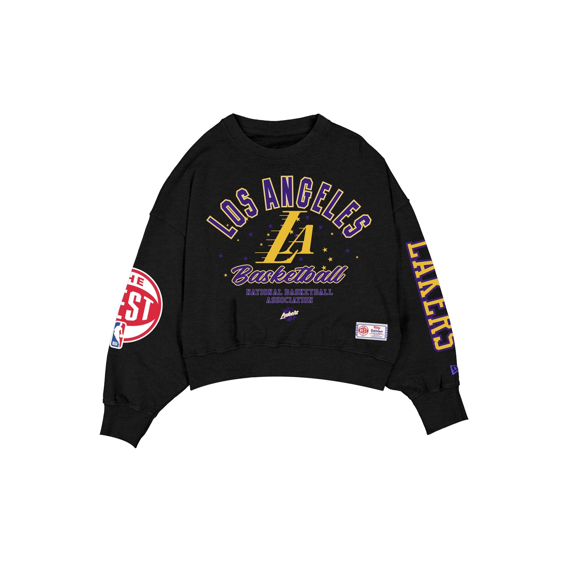 Los Angeles Lakers 2025 City Edition Women's Crewneck - Nextgenmallstore