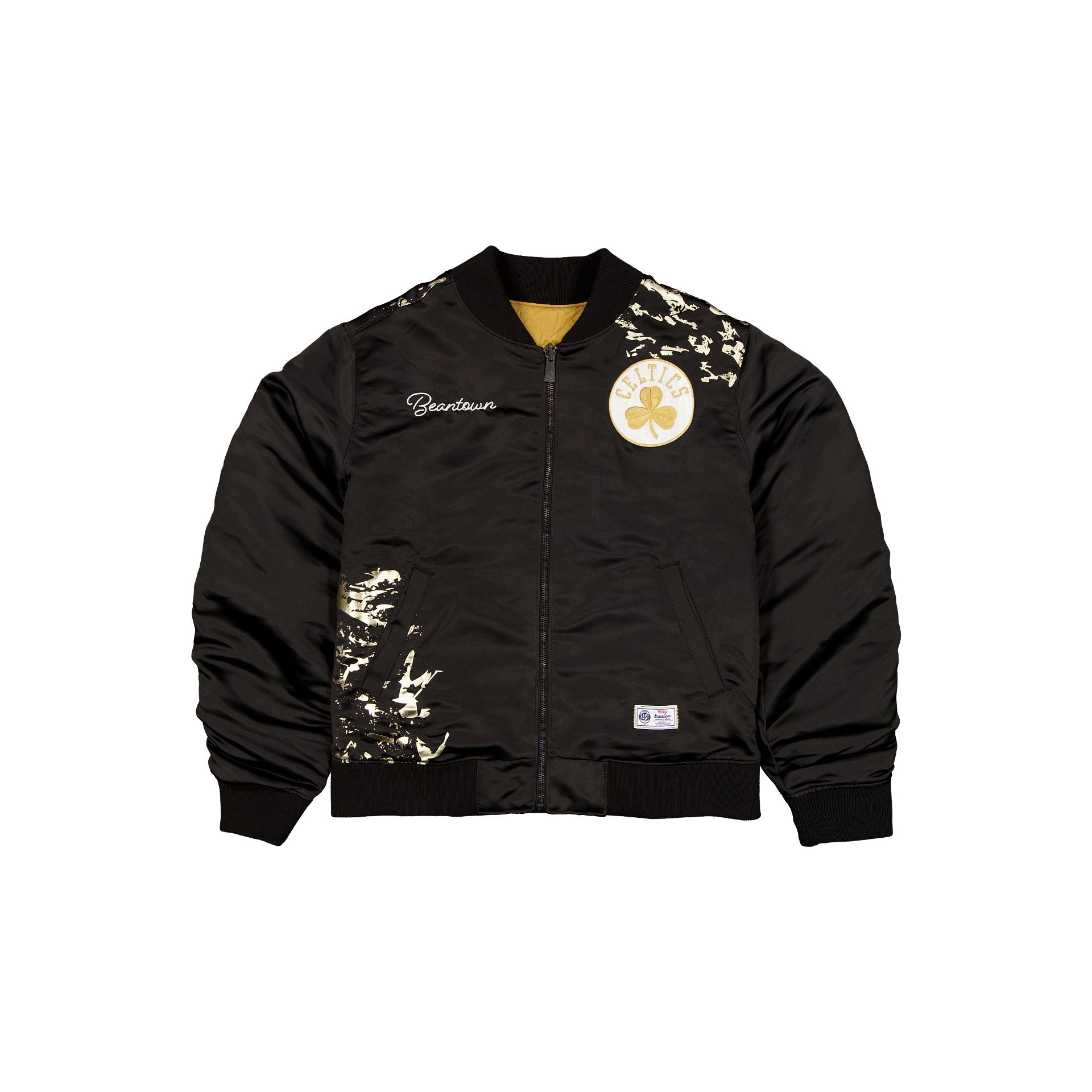 Boston Celtics 2025 City Edition Women's Black Jacket - Nextgenmallstore