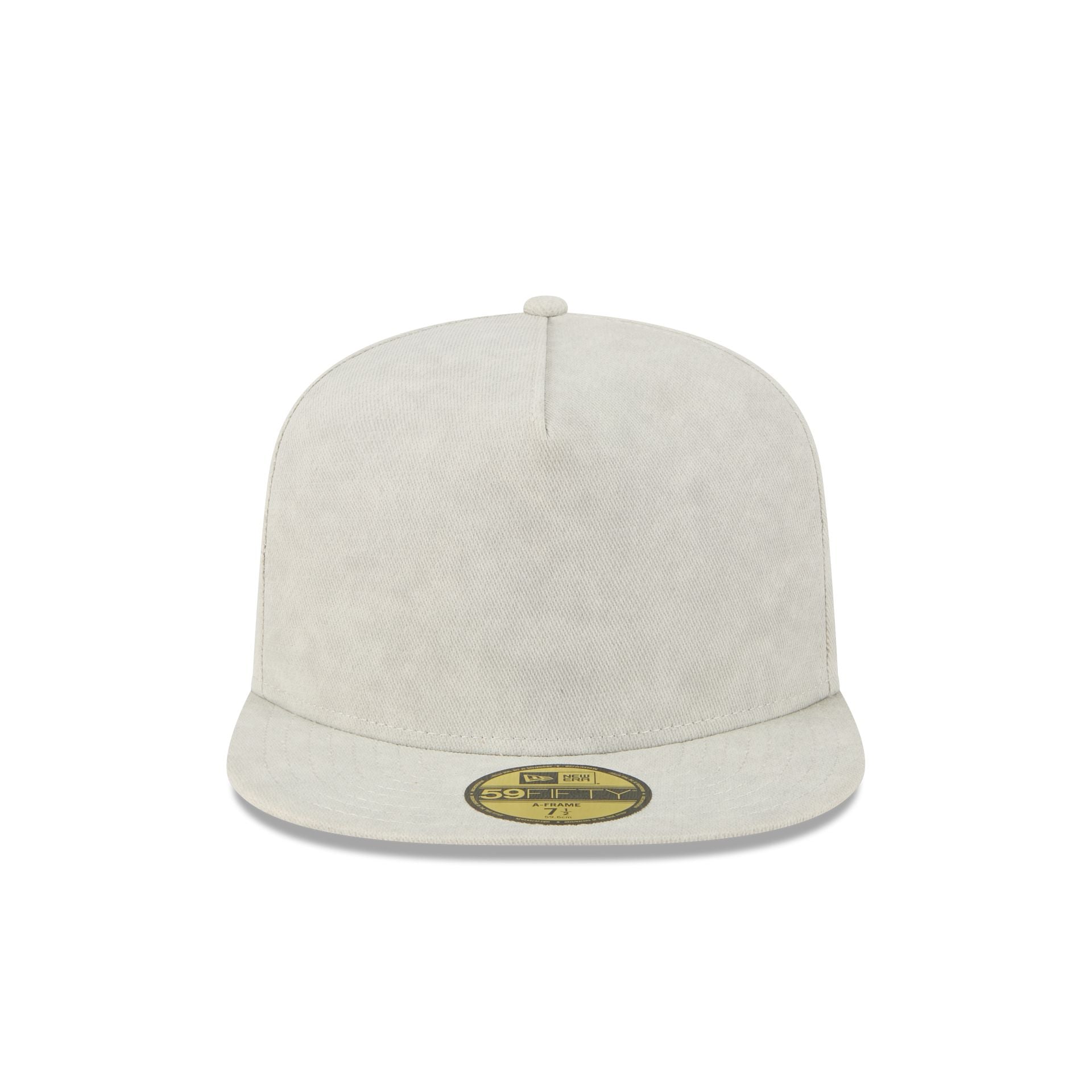 Nextgenmallstore Washed Twill Light Biege 59FIFTY A-Frame Fitted Hat