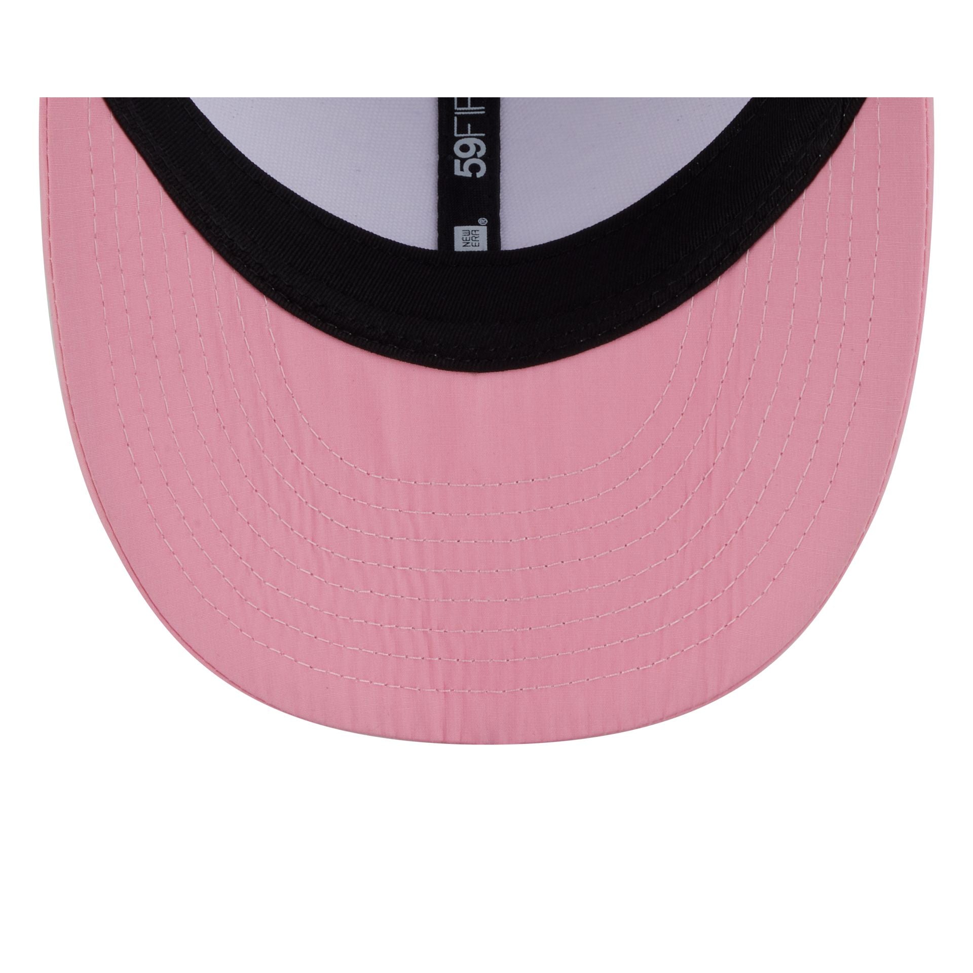 Nextgenmallstore Cotton Nylon Pink Visor Low Profile 59FIFTY Fitted Hat