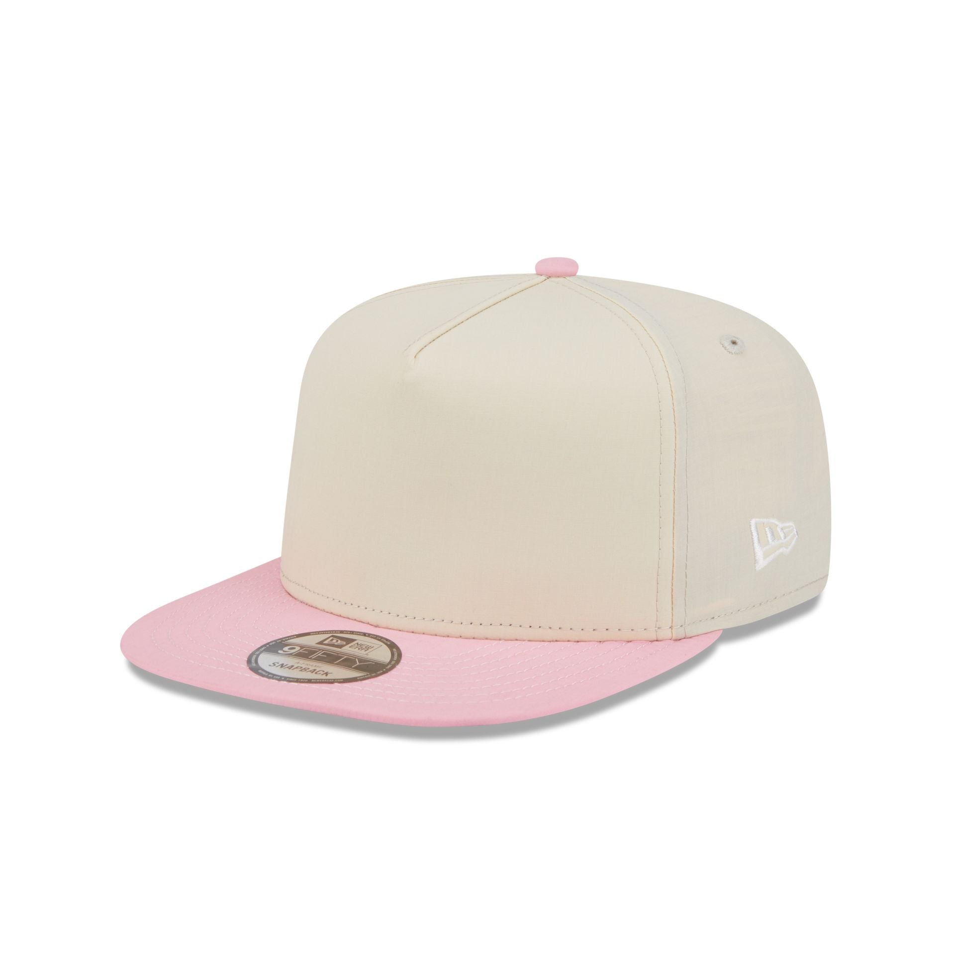 Nextgenmallstore Cotton Nylon Pink Visor 9FIFTY A-Frame Snapback Hat