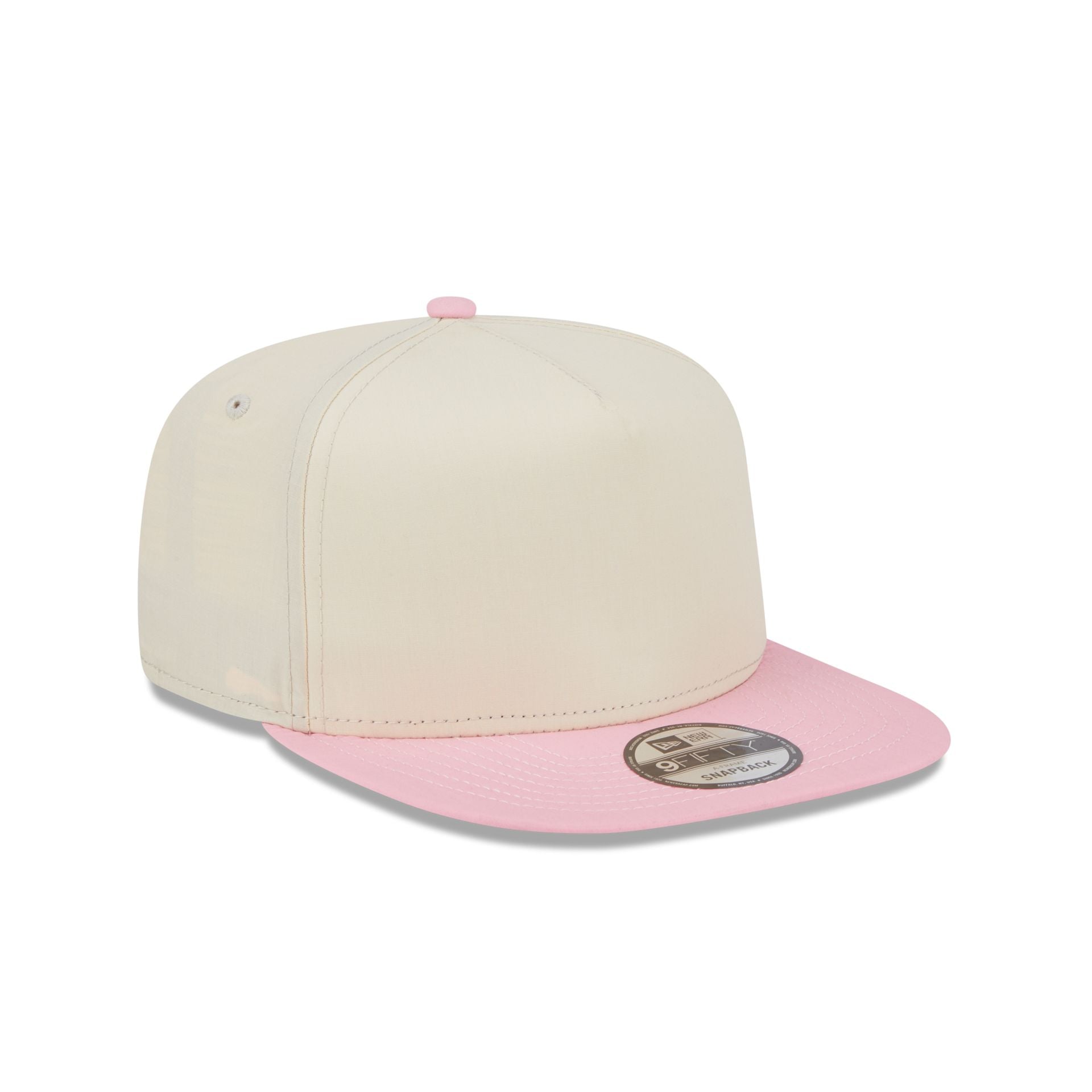 Nextgenmallstore Cotton Nylon Pink Visor 9FIFTY A-Frame Snapback Hat