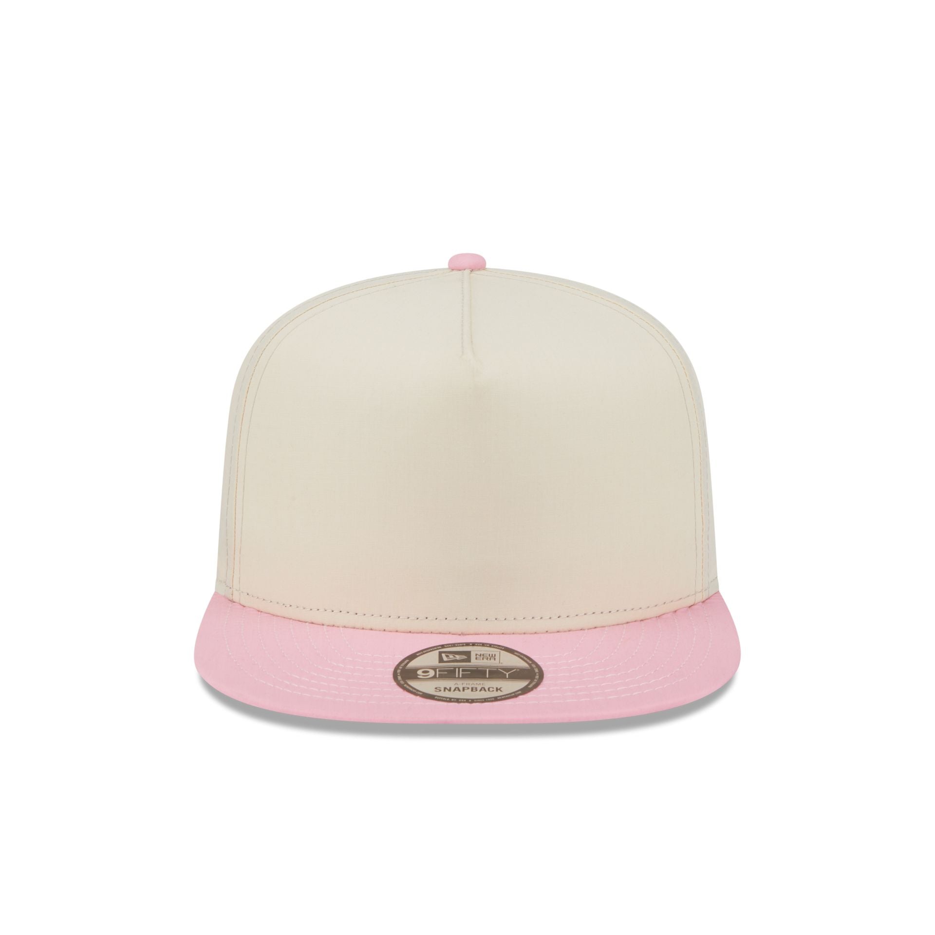 Nextgenmallstore Cotton Nylon Pink Visor 9FIFTY A-Frame Snapback Hat