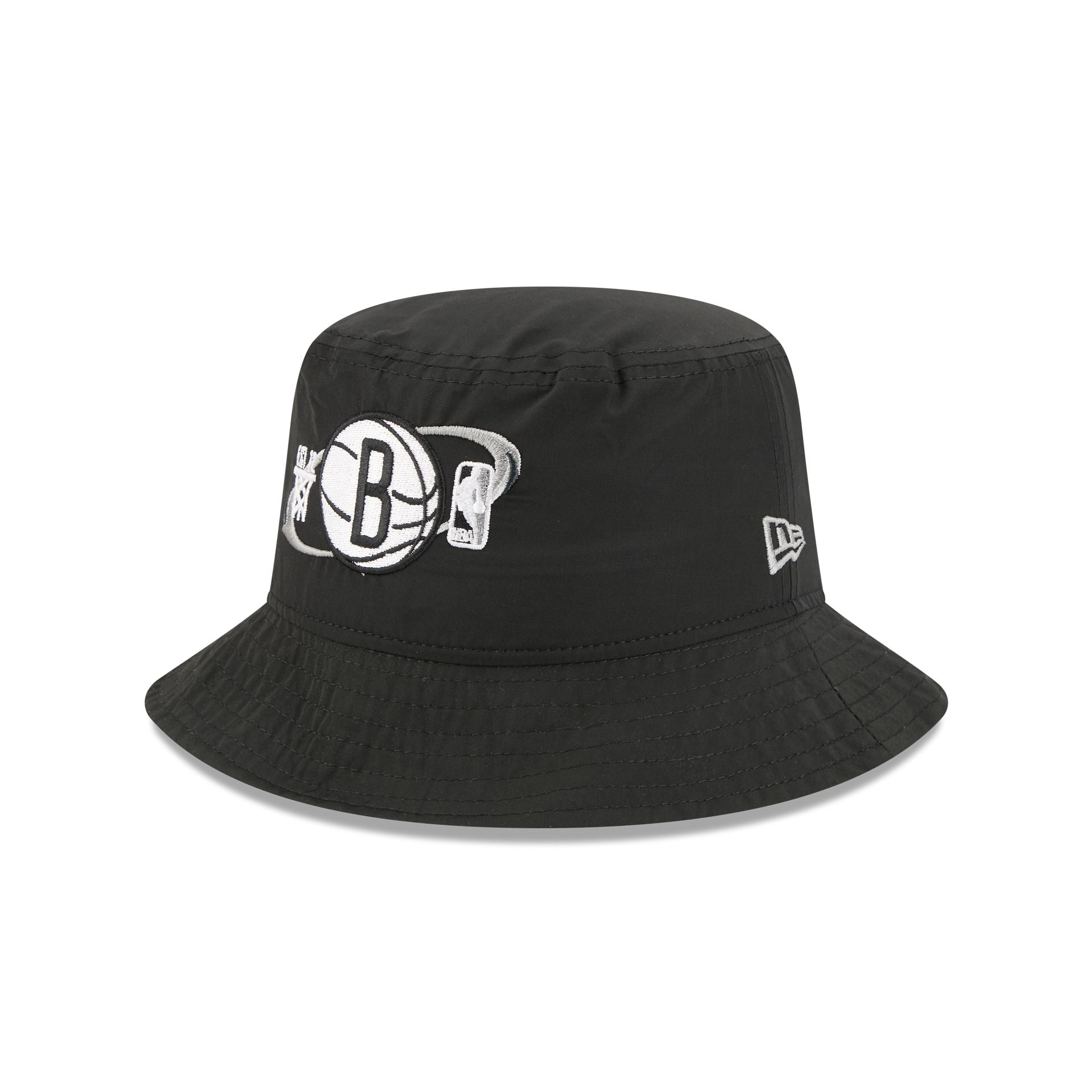 Brooklyn Nets Nylon Logo Bucket Hat - Nextgenmallstore