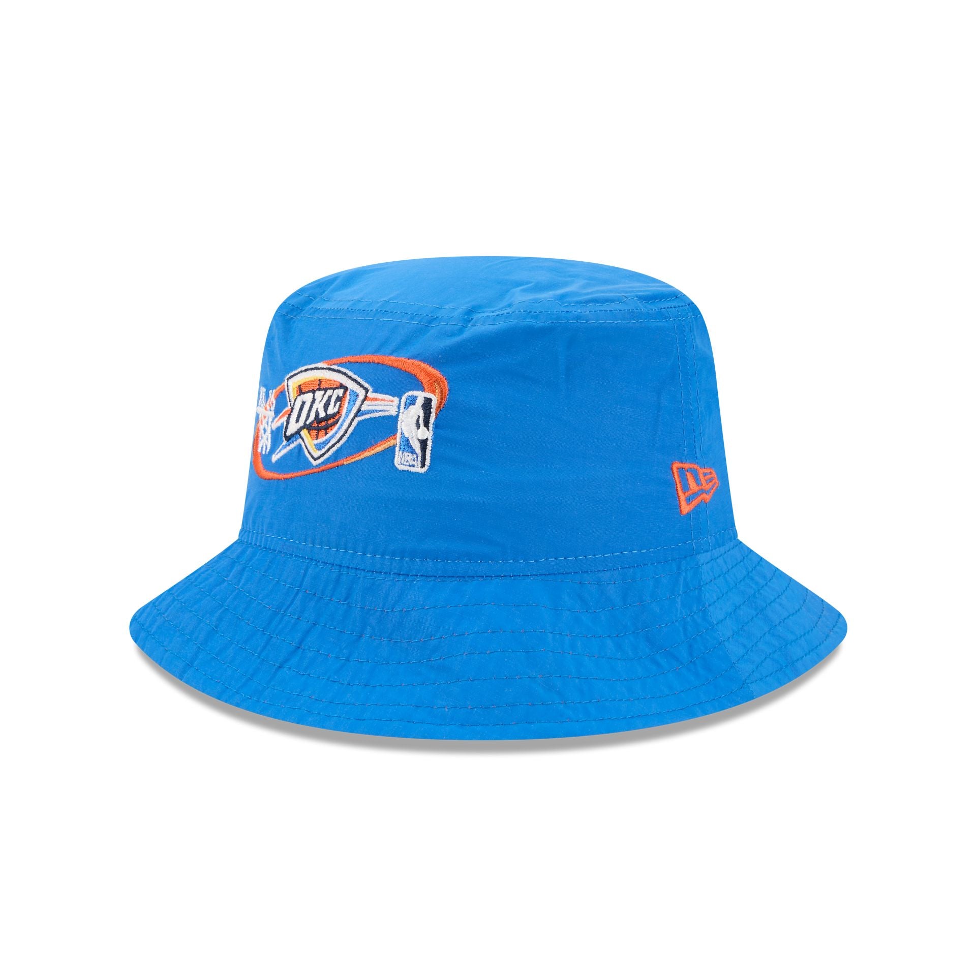 Oklahoma City Thunder Nylon Logo Bucket Hat - Nextgenmallstore