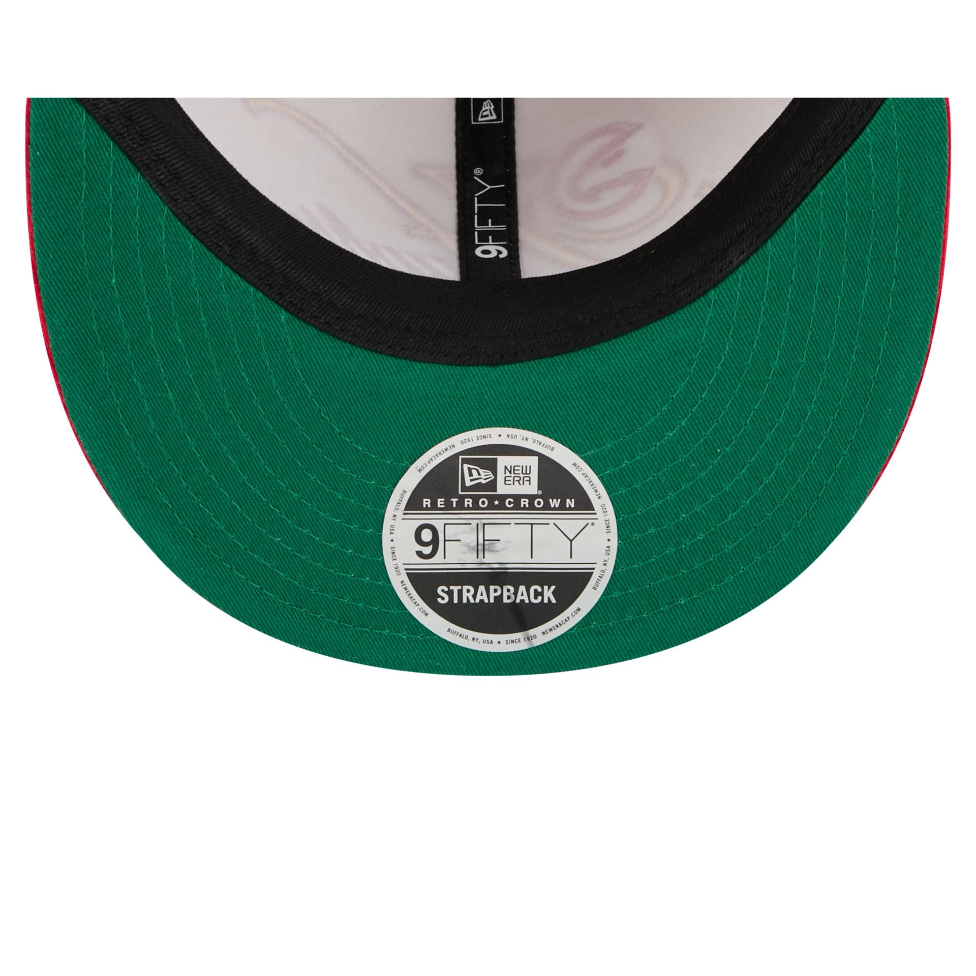 Atlanta Hawks Pinstripe Script Retro Crown 9FIFTY Adjustable Hat