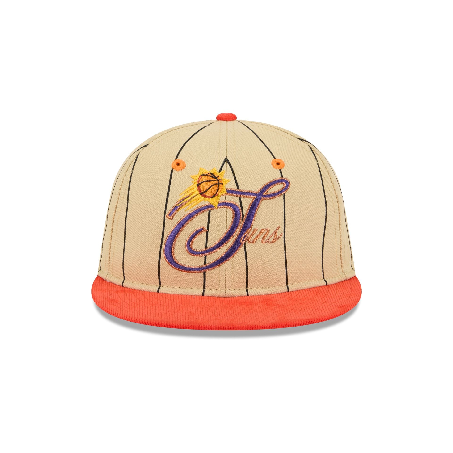 Phoenix Suns Pinstripe Script Retro Crown 9FIFTY Adjustable Hat