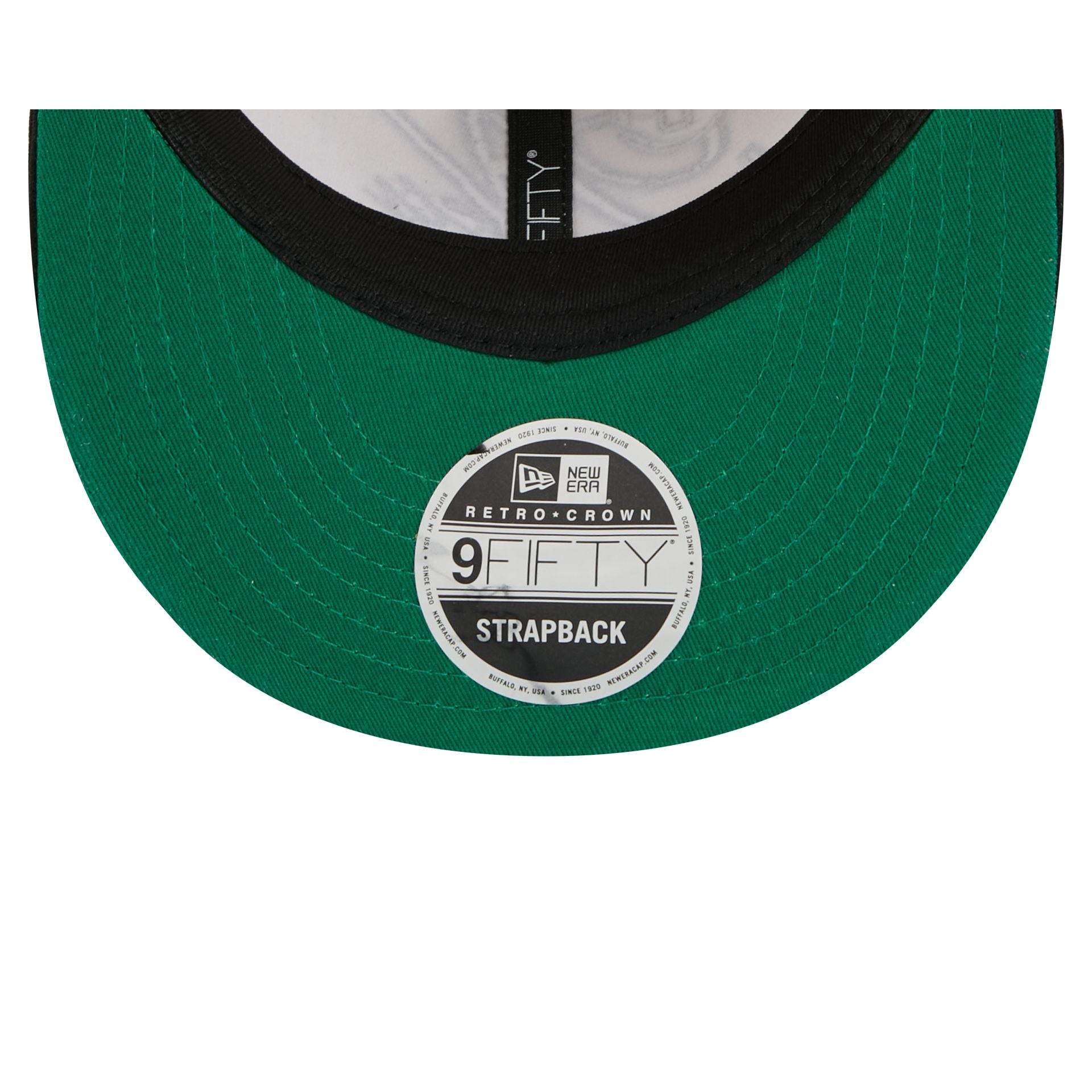 Brooklyn Nets Pinstripe Script Retro Crown 9FIFTY Adjustable Hat