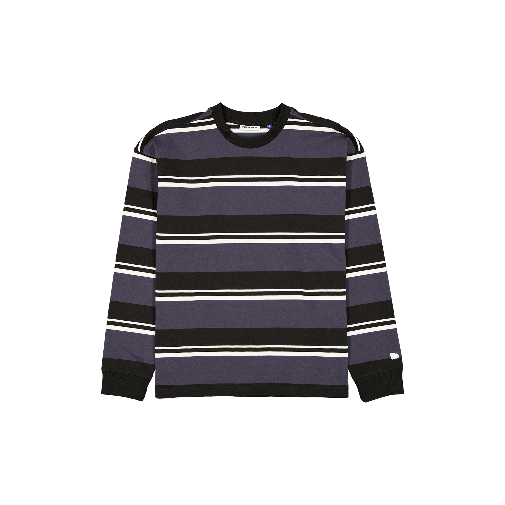 New Era Branded Yarn Dyed Black Crewneck