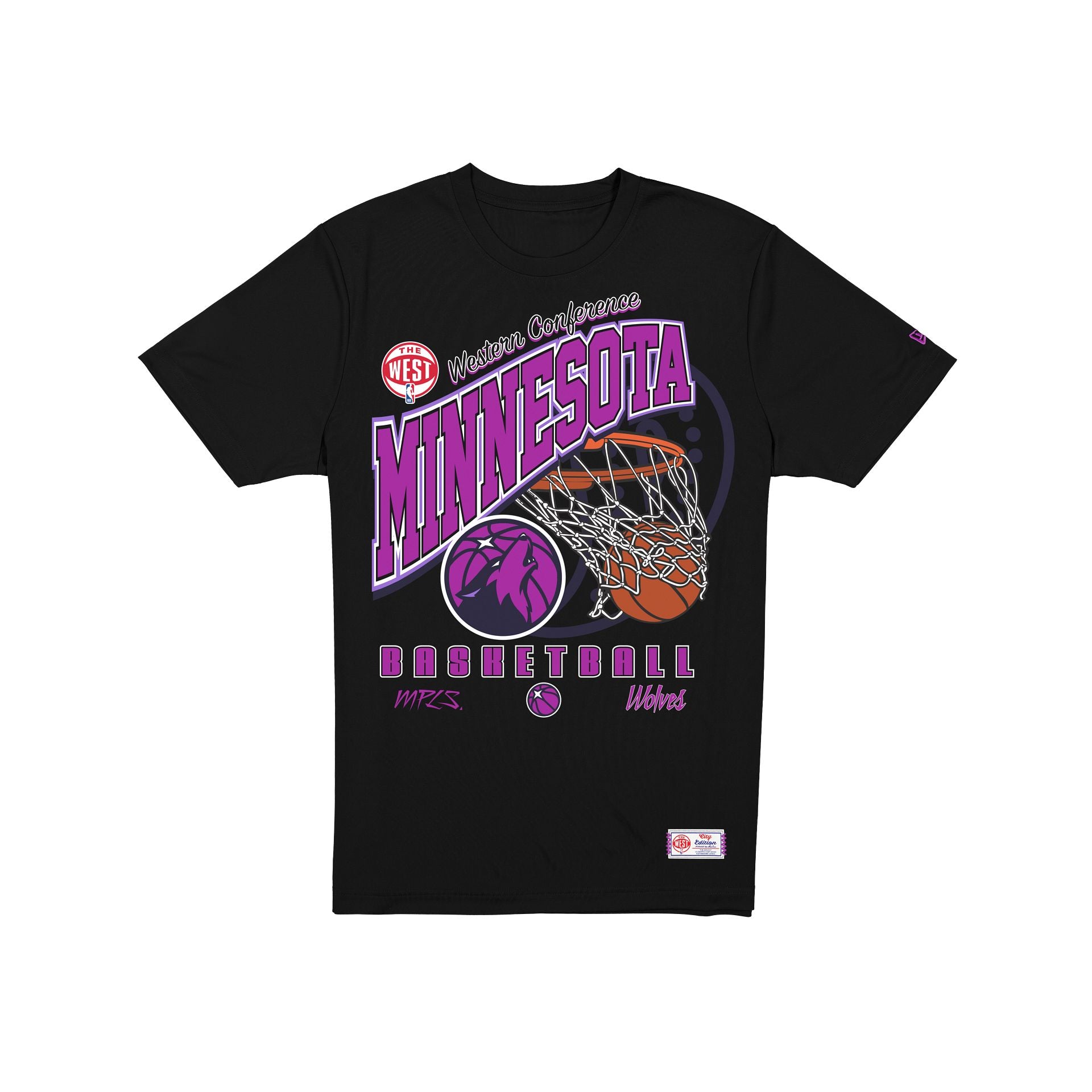 Minnesota Timberwolves 2025 City Edition Black T-Shirt - Nextgenmallstore