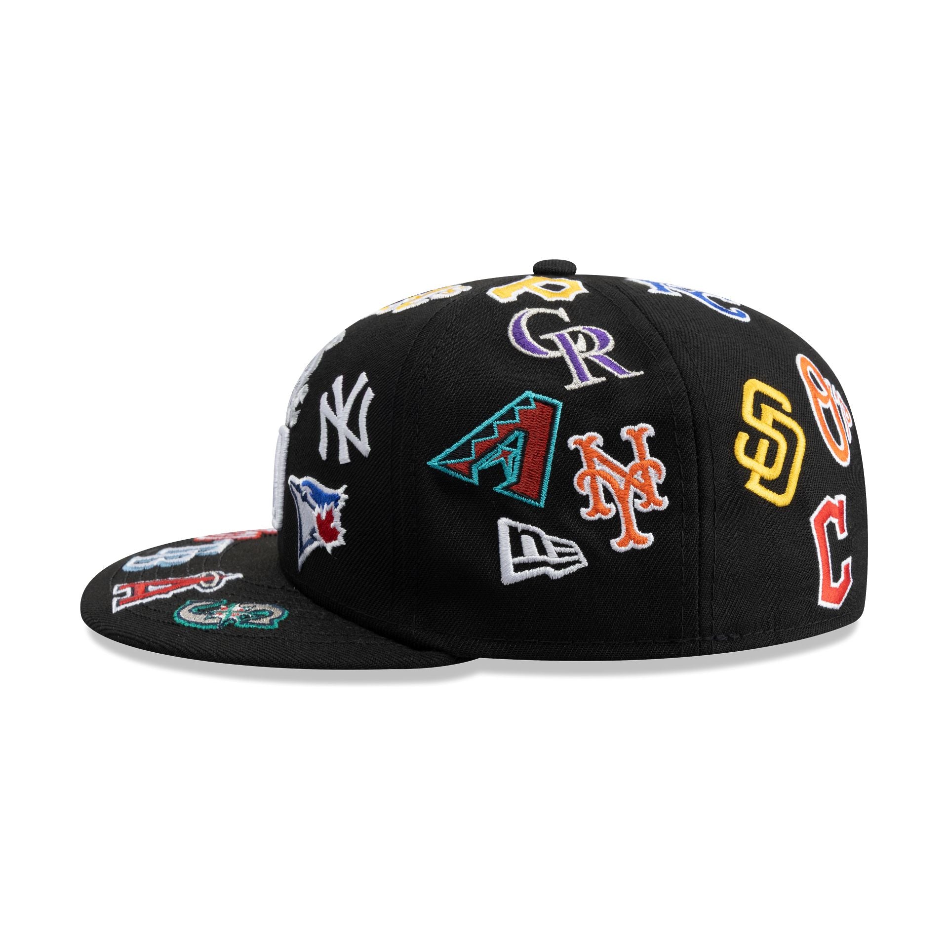 MLB Logo Scramble 59FIFTY Fitted Hat