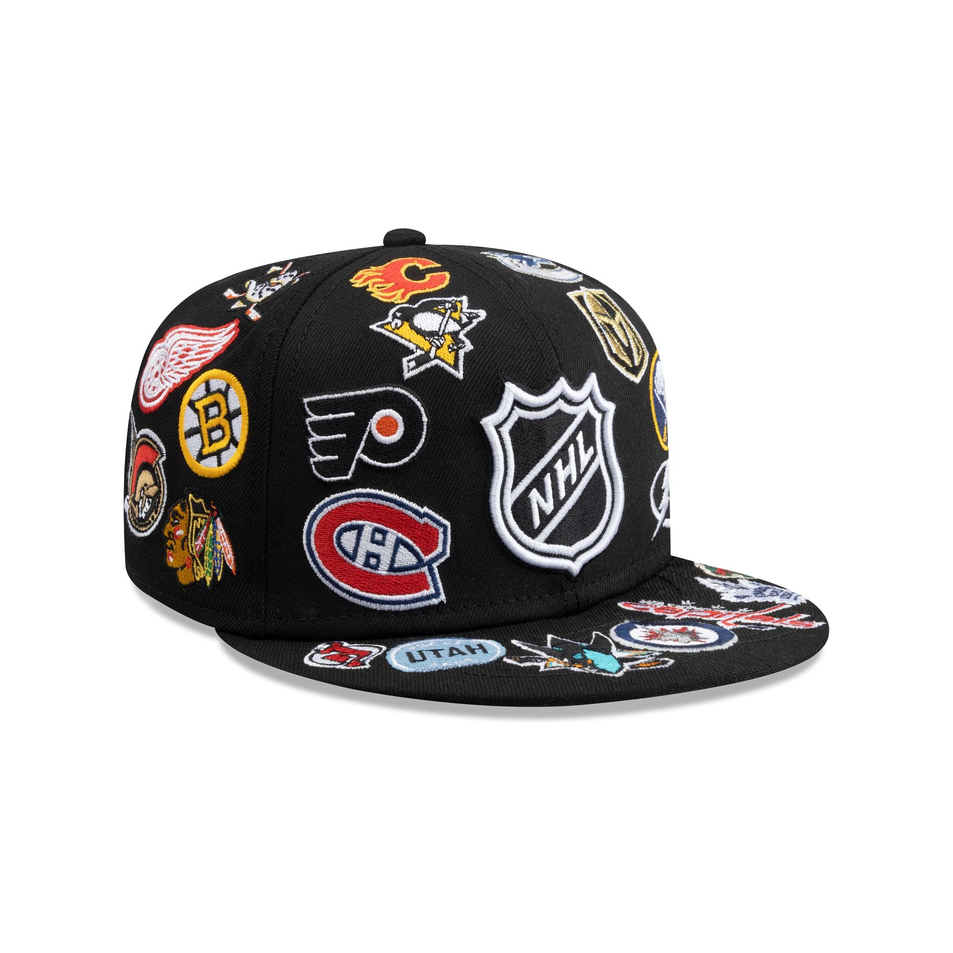 NHL Logo Scramble 59FIFTY Fitted Hat