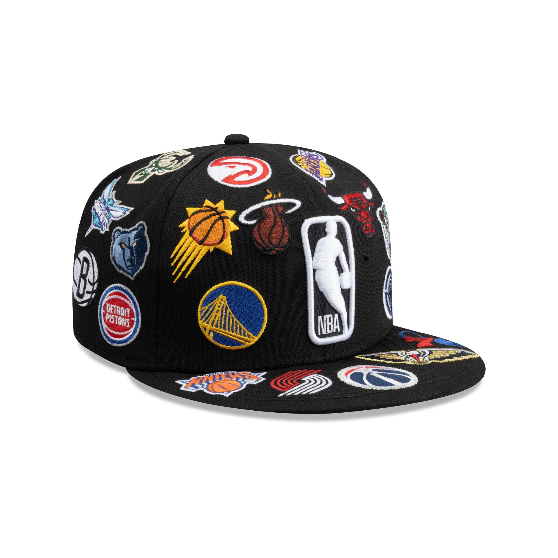 NBA Logo Scramble 59FIFTY Fitted Hat