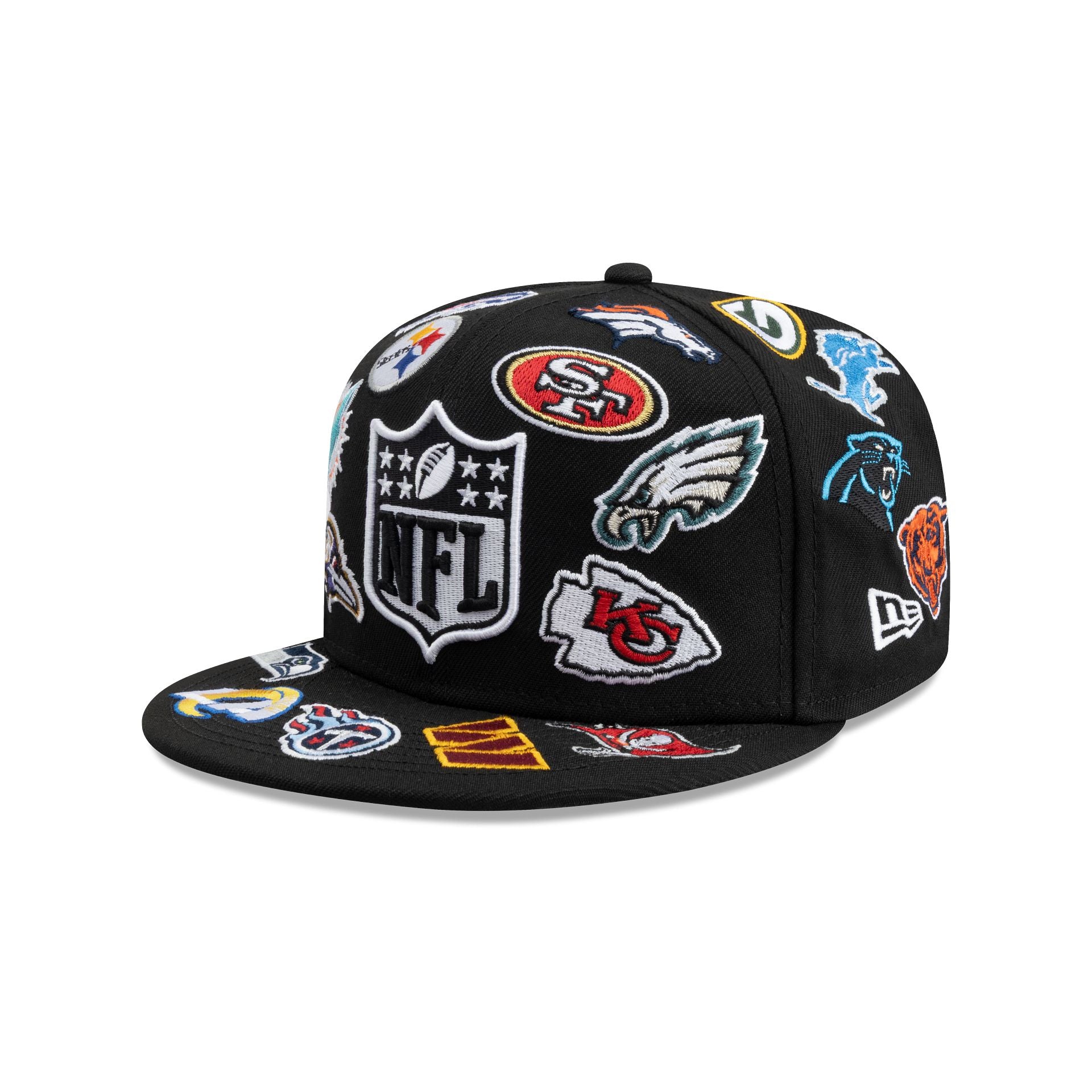 NFL Logo Scramble 59FIFTY Fitted Hat - Nextgenmallstore