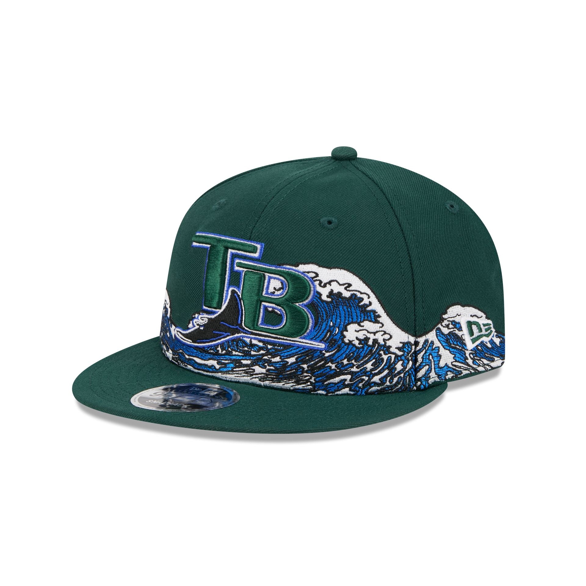 Tampa Bay Rays Tidal Flow Retro Crown 9FIFTY Adjustable Hat - Nextgenmallstore