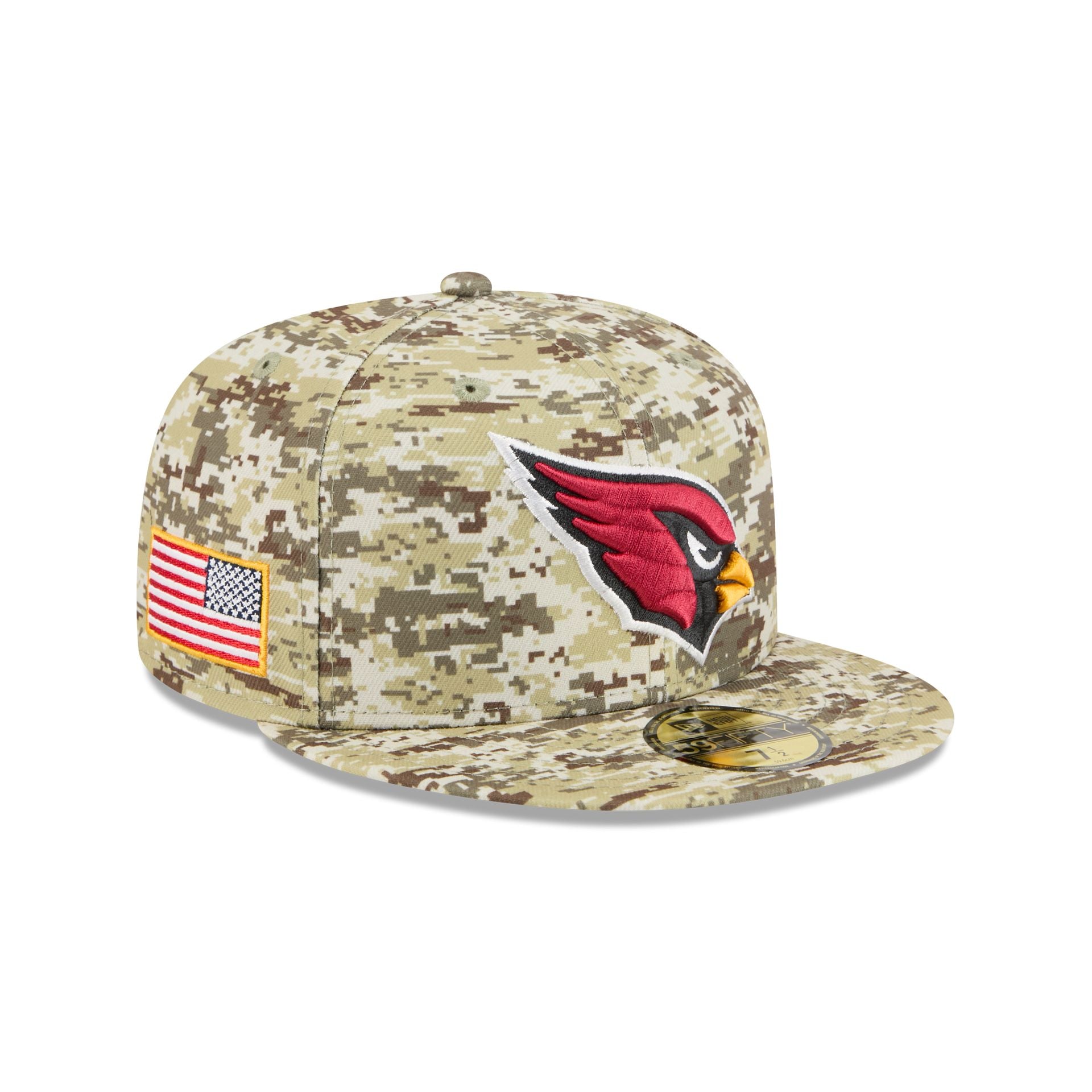 Arizona Cardinals 2025 Salute to Service Fan Gear 59FIFTY Fitted Hat - Nextgenmallstore
