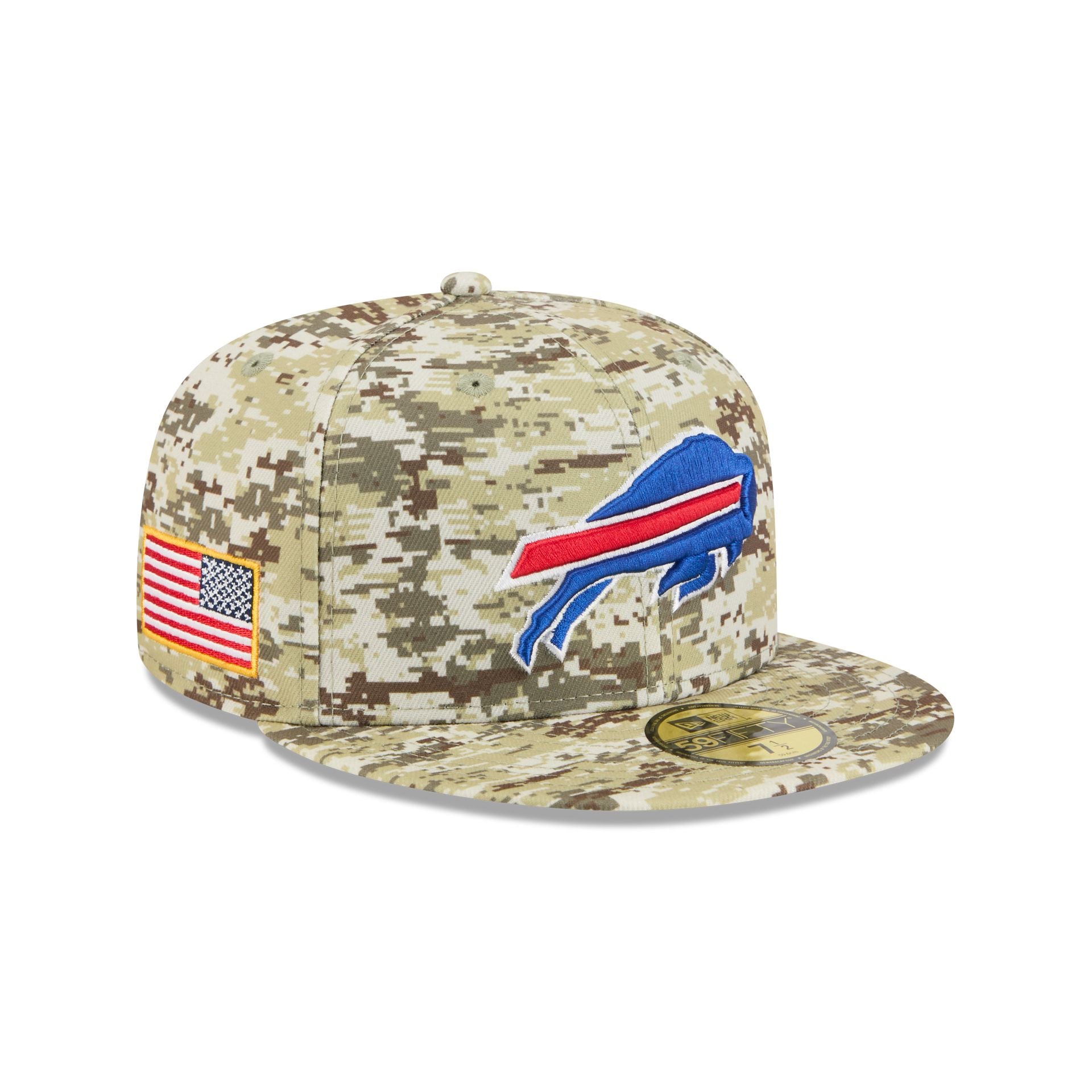 Buffalo Bills 2025 Salute to Service Fan Gear 59FIFTY Fitted Hat - Nextgenmallstore