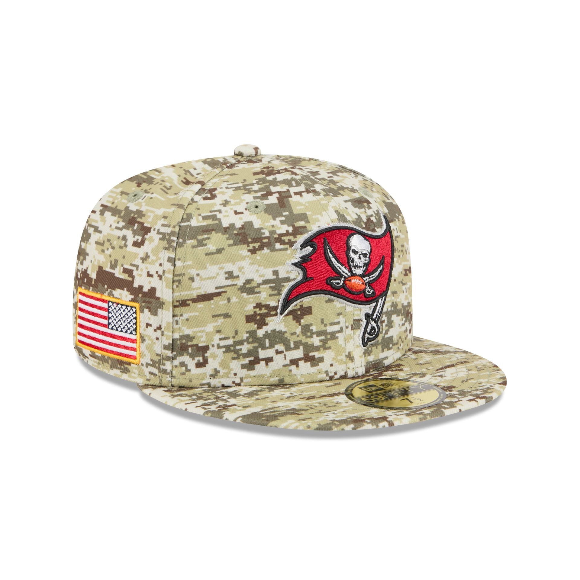 Tampa Bay Buccaneers 2025 Salute to Service Fan Gear 59FIFTY Fitted Hat - Nextgenmallstore