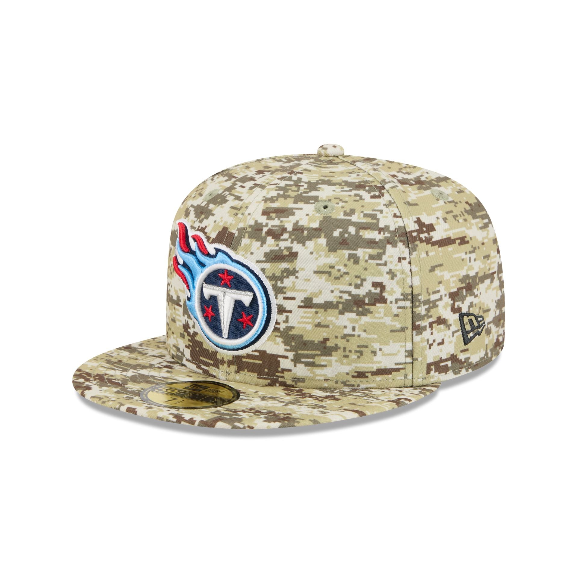 Tennessee Titans 2025 Salute to Service Fan Gear 59FIFTY Fitted Hat