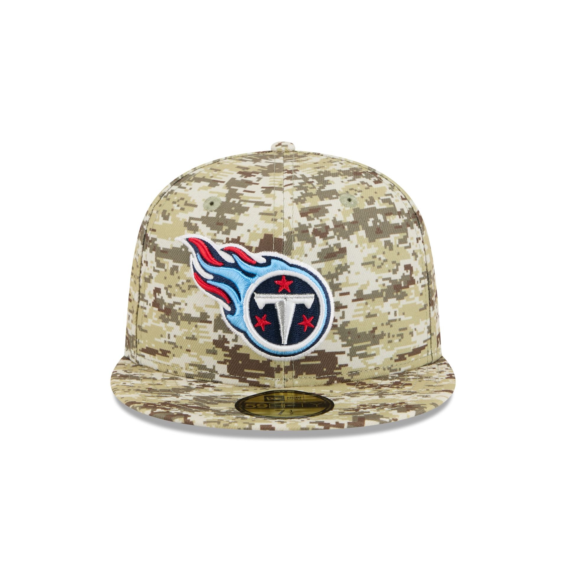 Tennessee Titans 2025 Salute to Service Fan Gear 59FIFTY Fitted Hat