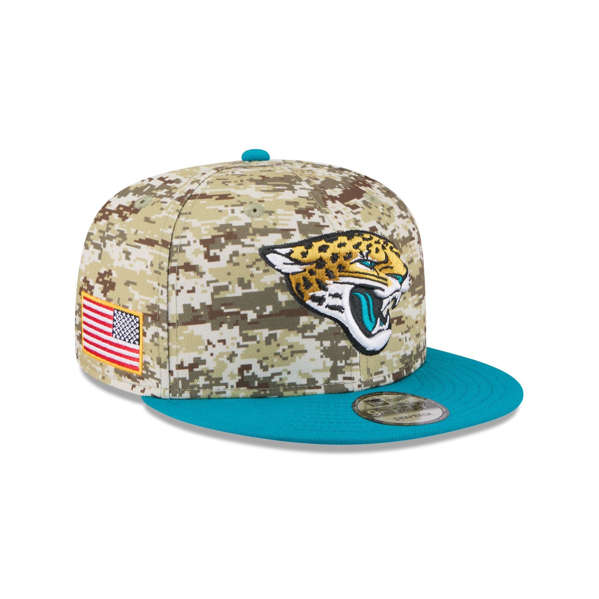 Jacksonville Jaguars 2025 Salute to Service Fan Gear 9FIFTY Snapback Hat - Nextgenmallstore