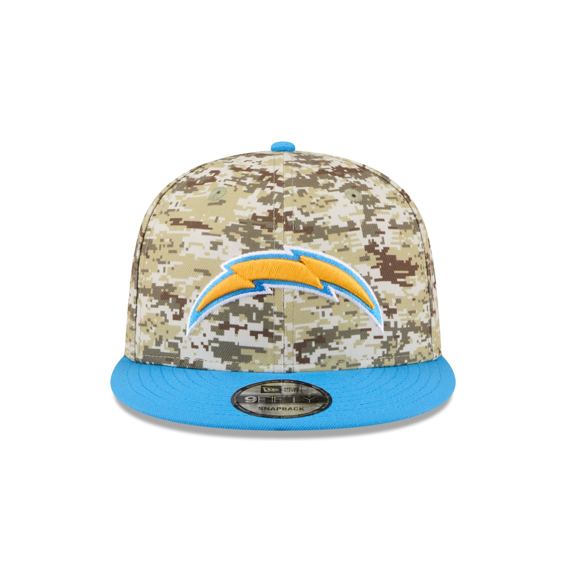 Los Angeles Chargers 2025 Salute to Service Fan Gear 9FIFTY Snapback Hat
