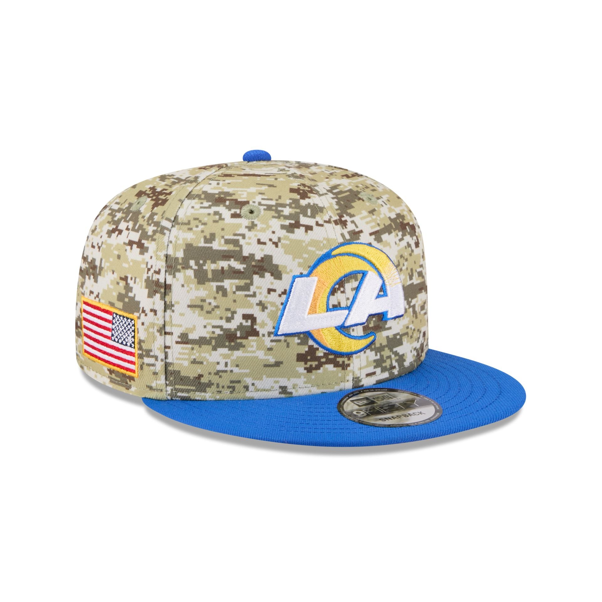Los Angeles Rams 2025 Salute to Service Fan Gear 9FIFTY Snapback Hat - Nextgenmallstore