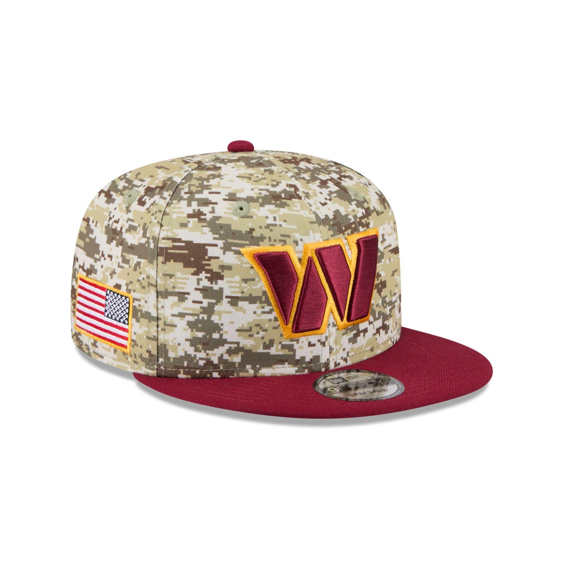 Washington Commanders 2025 Salute to Service Fan Gear 9FIFTY Snapback Hat - Nextgenmallstore