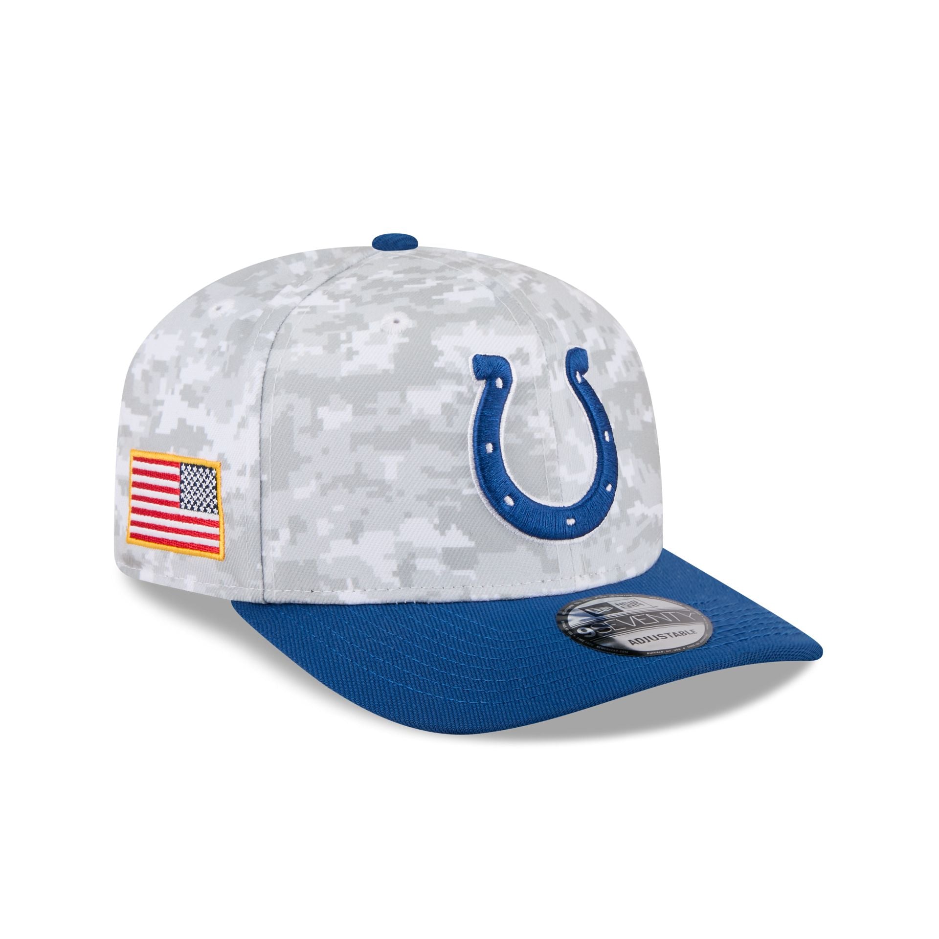 Indianapolis Colts 2025 Salute to Service Fan Gear 9SEVENTY Stretch-Snap Hat - Nextgenmallstore