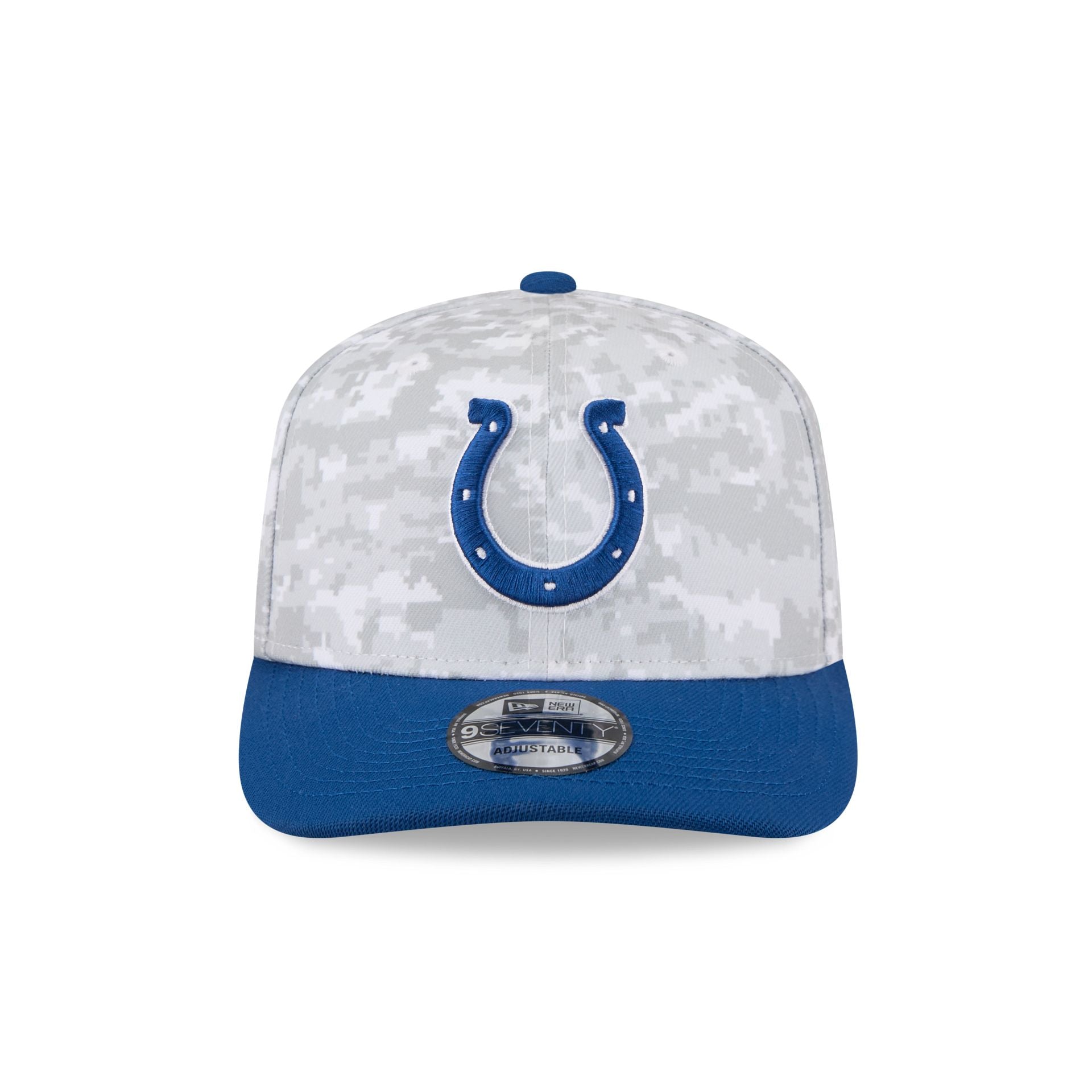 Indianapolis Colts 2025 Salute to Service Fan Gear 9SEVENTY Stretch-Snap Hat