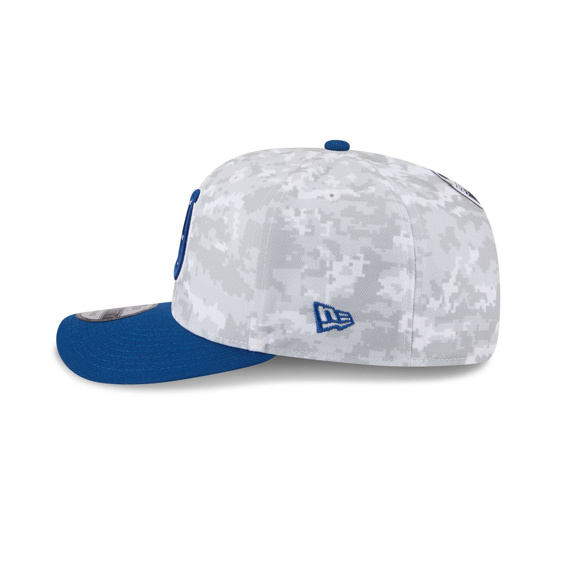 Indianapolis Colts 2025 Salute to Service Fan Gear 9SEVENTY Stretch-Snap Hat