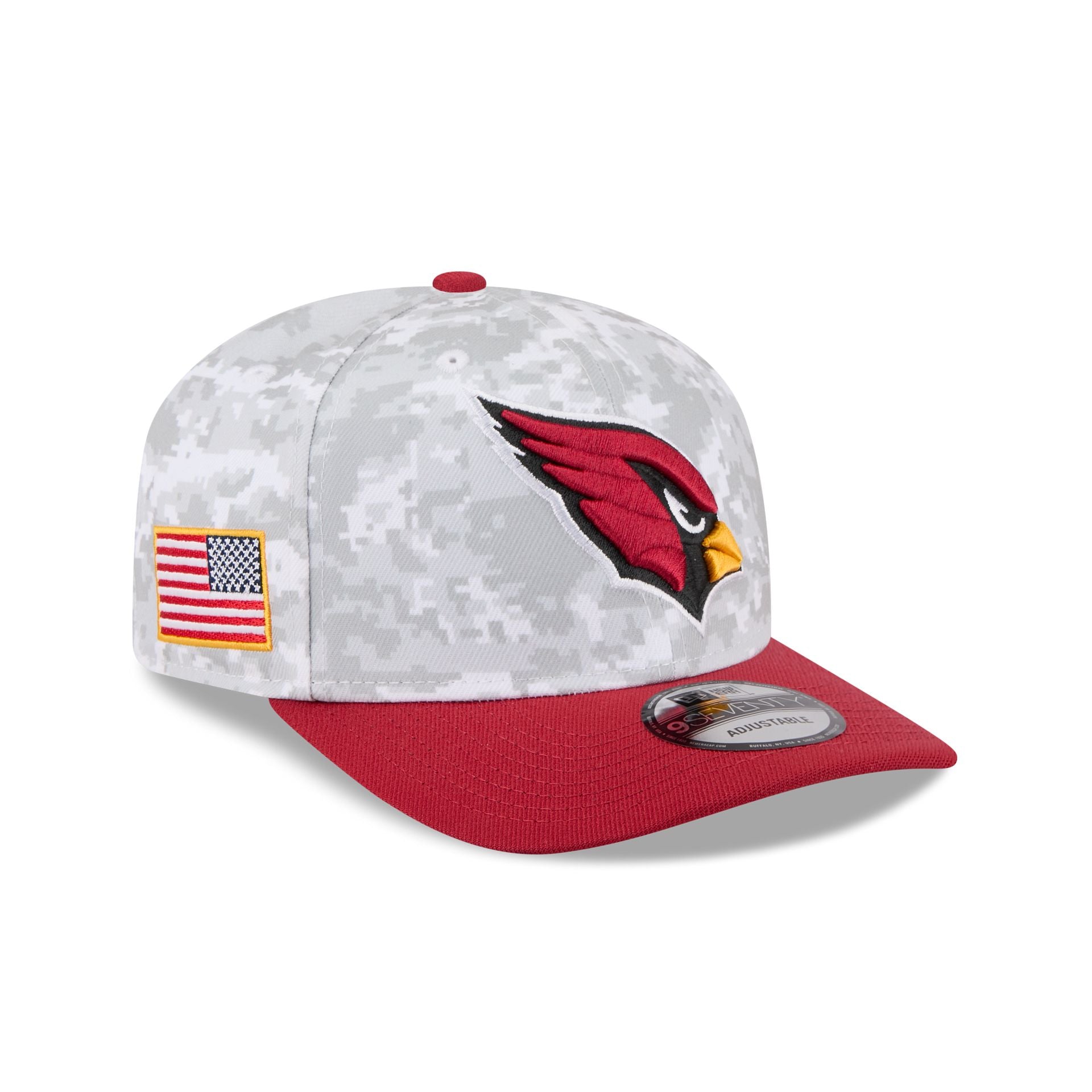 Arizona Cardinals 2025 Salute to Service Fan Gear 9SEVENTY Stretch-Snap Hat - Nextgenmallstore
