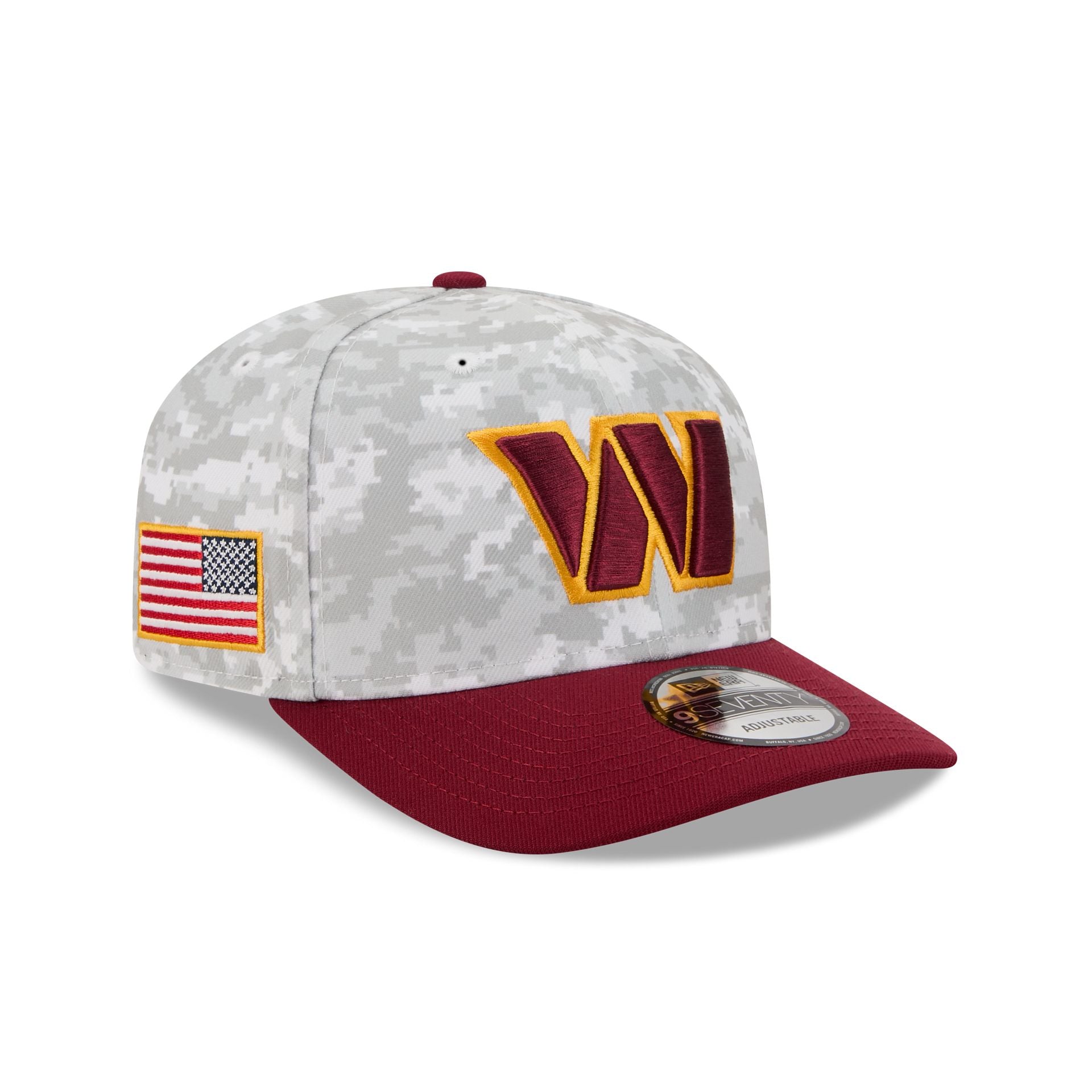 Washington Commanders 2025 Salute to Service Fan Gear 9SEVENTY Stretch-Snap Hat - Nextgenmallstore