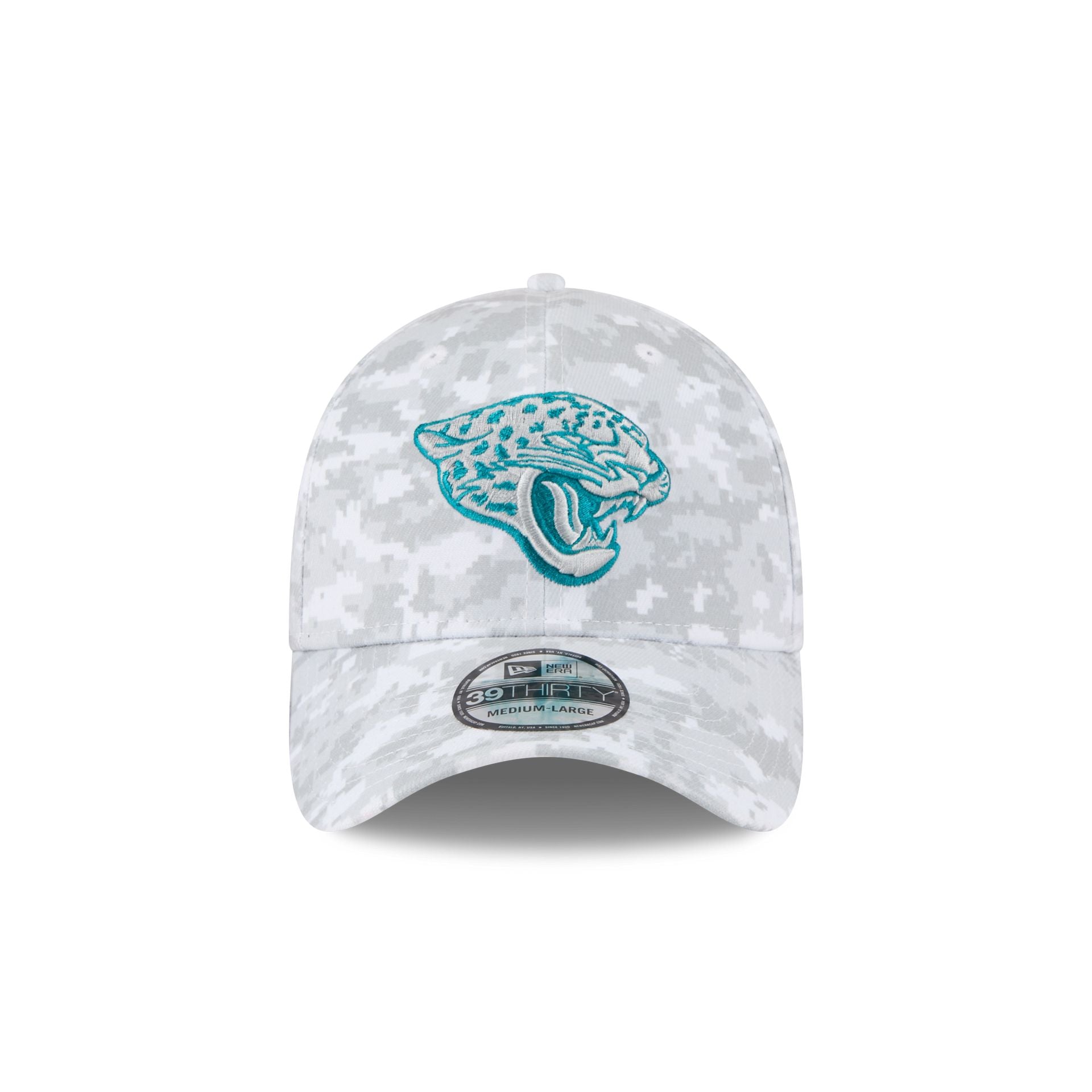 Jacksonville Jaguars 2025 Salute to Service Fan Gear 39THIRTY Stretch Fit Hat